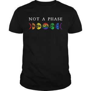 Lgbt Moon Phase Not A Phase Shirt